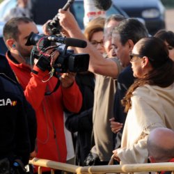 La última foto de Isabel Pantoja ante la cárcel
