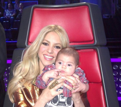 Shakira presentó a Milan en el programa 'The Voice', versión de La Voz en Estados Unidos