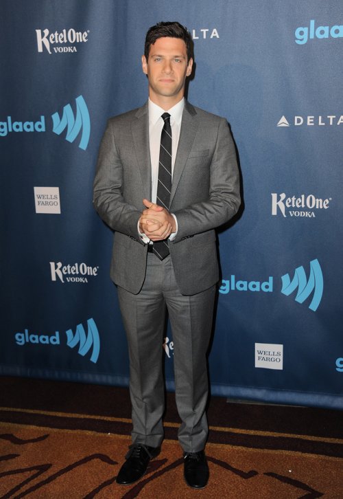 El actor Justin Bartha, protagonista de 'The New Normal', en los premios Glaad 2013