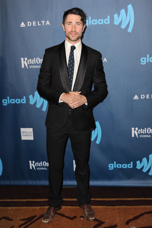 El actor Matt Dallas en los premios Glaad 2013