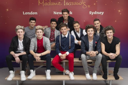 One Direction con One Direction: realidad y muñecos de cera