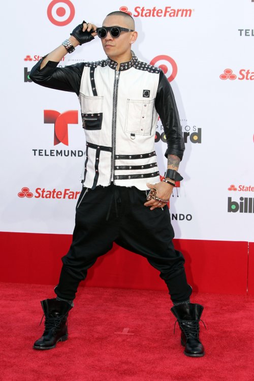 Taboo, integrante de The Black Eyed Peas, en la gala Billboard Latinos 2013