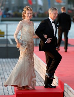 Matilde y Felipe de Bélgica en la primera cena de Guillermo y Máxima Zorreguieta como reyes