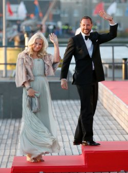 Haakon de Noruega y Mette Marit en la primera cena de Guillermo y Máxima Zorreguieta como reyes