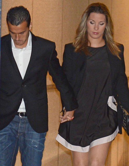 Pedrito y su novia, los recientes papás del FC Barcelona