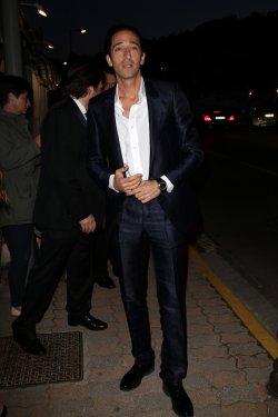 Adrien Brody, elegancia francesa en el Festival de Cannes 2013