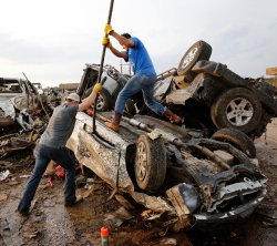 Pesadilla en Oklahoma: una ciudad destruida por los tornados
