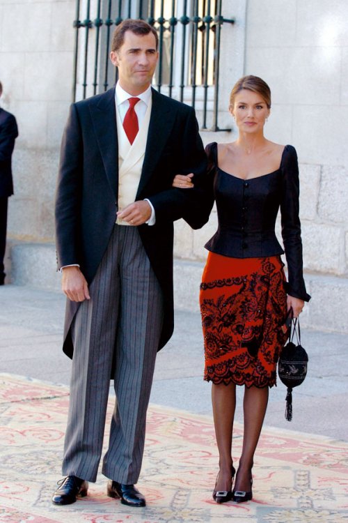 Letizia y el Príncipe: sus looks de boda