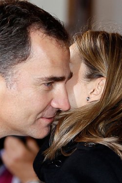 Confidencias de amor entre Letizia y el Príncipe Felipe