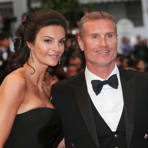 David Coulthard y su esposa en el Festival de Cannes 2013