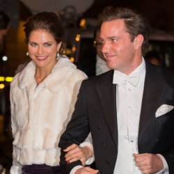 Magdalena de Suecia y Chris O'Neill, cenas de gala