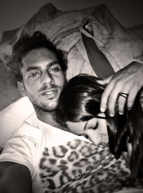 La imagen más romántica de Sonia Walls y Kristian: durmiendo juntos