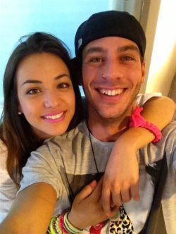 Sonia Walls y Kristian, de visita en Canarias