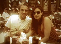 Foto de Sonia y Kristian tomada por César Walls en Canarias