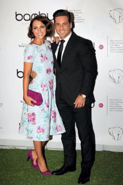 Paula Echevarría, protagonista de Galerías Vélvet, junto a su pareja David Bustamante