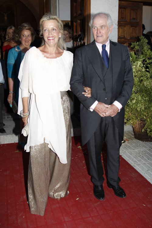 Ramón Calderón y Teresa Galán son los padres de la novia Leticia