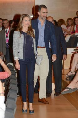 El look de Letizia en el Fórum Impulsa 2013