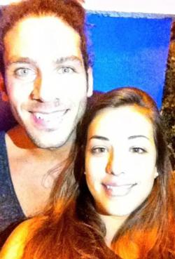 Sonia Walls y Kristian de GH 14 mostrando su amor