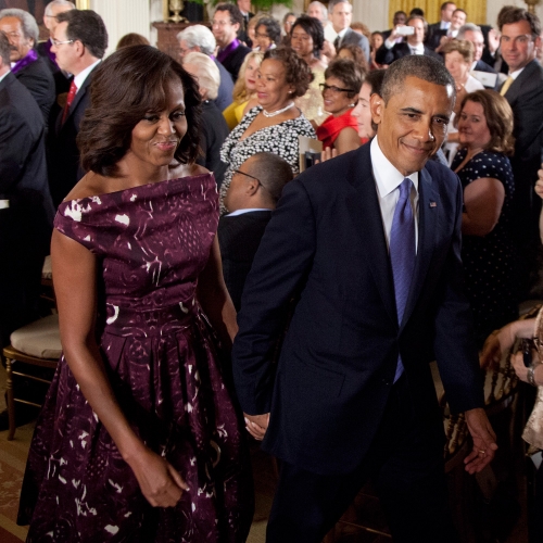 Michelle Obama ha destacado en todos los actos con su marido, el presidente, debido a su gran elegancia