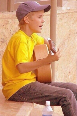 Justin Bieber era una estrella desde que era pequeño