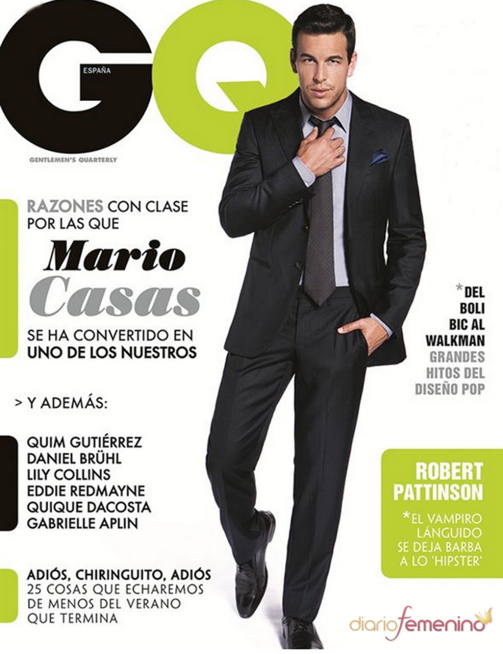 Mario Casas se hace mayor en la portada de la revista GQ
