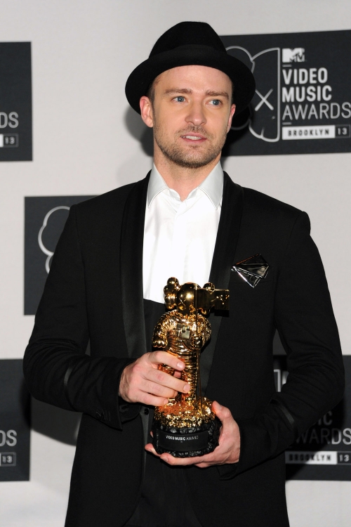 Justin Timberlake celebró su premio MTV VMA 2013