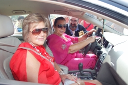 Carmen Bazán, madre de Jesulín, no quiso perderse la comunión de su nieta Julia