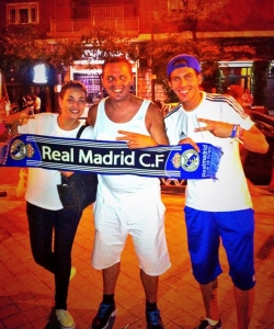 Sonia Walls y Kristian, de GH 14, son aficionados del Real Madrid