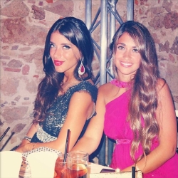Daniella Semaan y Antonella Roccuzzo, amigas del alma