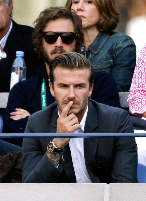 David Beckham disfrutó de la gran final del US Open 2013