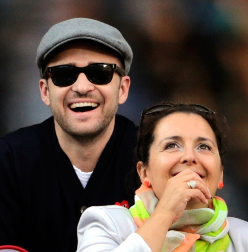Justin Timberlake tampoco quiso perderse la final del US Open 2013