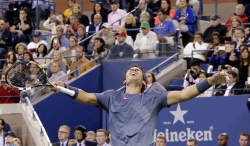 Rafa Nadal celebra su victoria en el US Open 2013