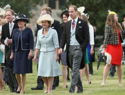 El Príncipe Guillermo sin Kate Middleton en la boda de James Meade y Lady Laura Marsham