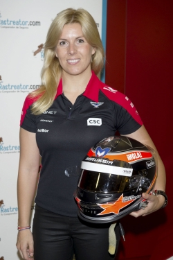 María de Villota, la ex piloto y probadora de Fórmula 1