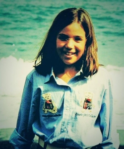 Sonia Walls de Gran Hermano 14 cuando era pequeña