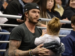 David Beckham, todo un padrazo en Los Ángeles
