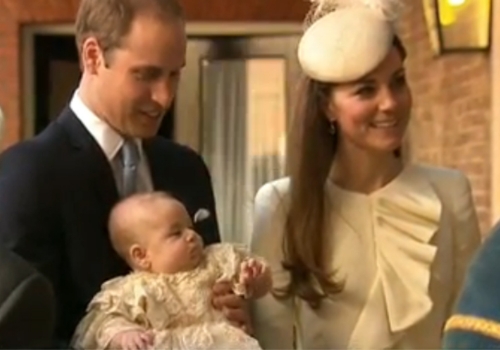 Bautizo del Príncipe Jorge: Kate Middleton y el Príncipe Guillermo