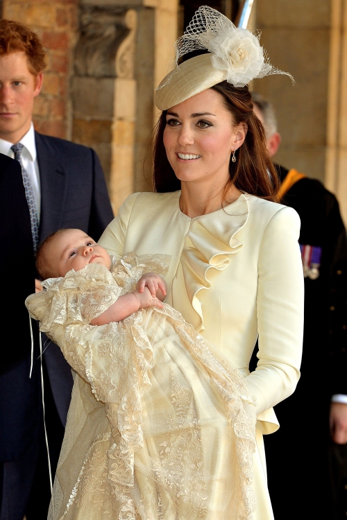 Kate Middleton en el bautizo del Príncipe Jorge