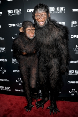 Heidi Klum y su marido Seal, disfrazados para Halloween