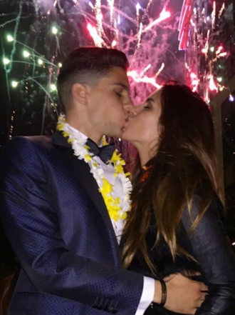La historia de amor de Marc Bartra y Melissa Jimenez