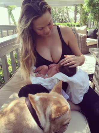 Así es Luna Simone, la hija de Chrissy Teigen y John Legend