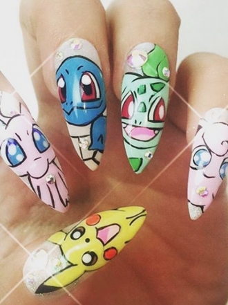 Manicura Pokémon Go: uñas con estilo para pokeadictas