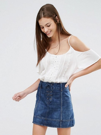 10 minifaldas vaqueras low cost para triunfar en otoño