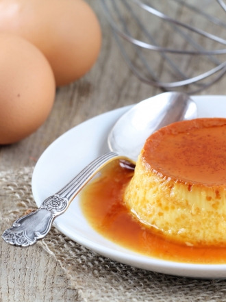 POSTRE: Flan de quinoa