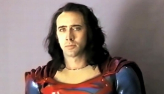El vergonzoso Superman de Nicolas Cage y Tim Burton