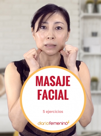 5 ejercicios de masaje facial