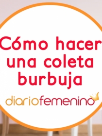 Cómo hacerte la coleta burbuja o coleta bubble