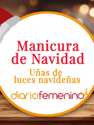 Diseño de uñas de luces de Navidad paso a paso