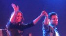 Paula Echevarría se come a besos a Bustamante en su concierto