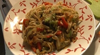 Receta: noodles con vegetales